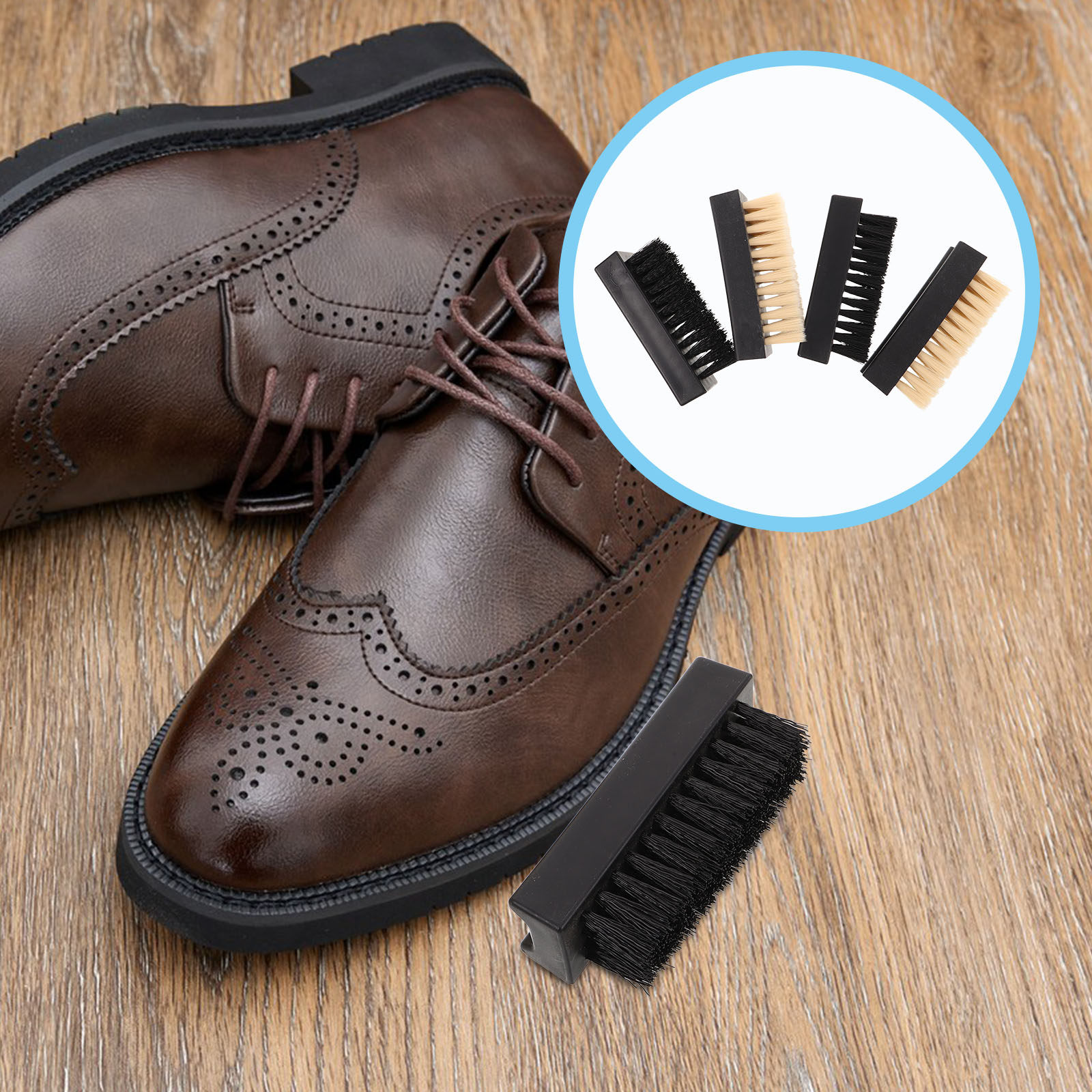 Sneaker Care Set - Set di 4 Spazzole per Scarpe