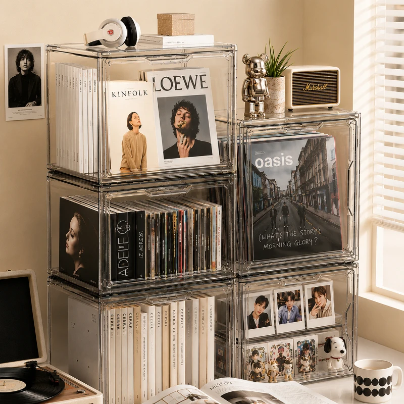 Shoe Box Display - Scatola Trasparente per Organizzazione, Espositore per