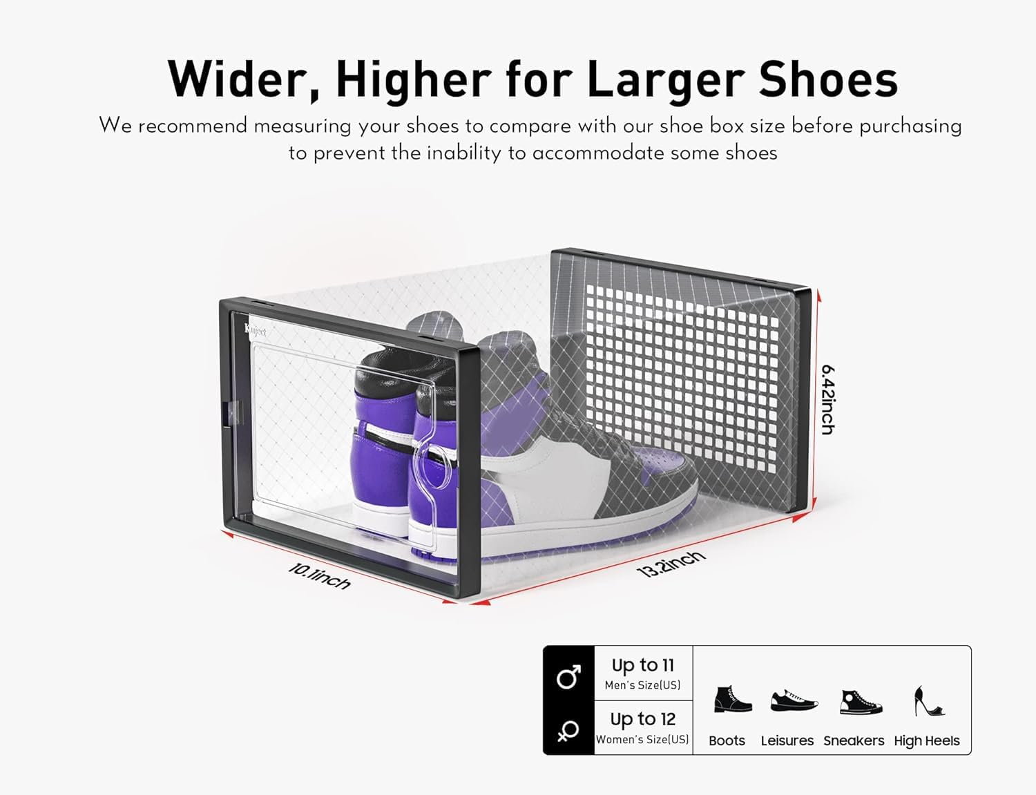 Confezione da 12 scatole trasp - Shoe Box Display recensione e prezzo