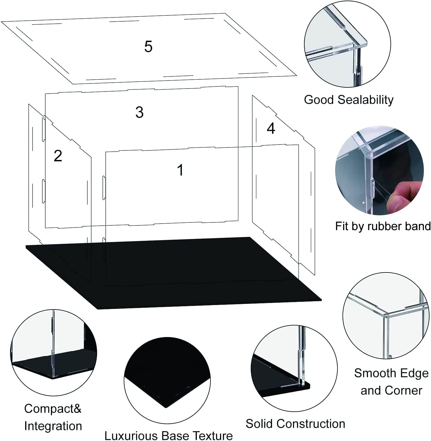 Grande vetrina in acrilico per - Shoe Box Display recensione e prezzo